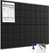 Nine-Grid Cork Board 36" x 24" Self-Adhesive Pin Board, 6 Pack Black Felt Bulletin Board